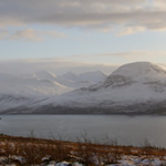 An Teallach from the Achmore track in Winter